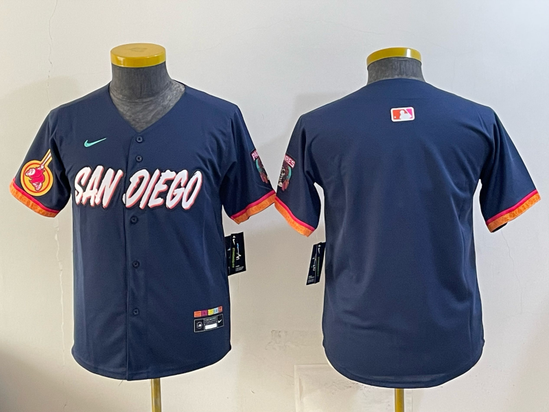 youth San Diego Padres blank Nike blue MLB Jersey 0519009